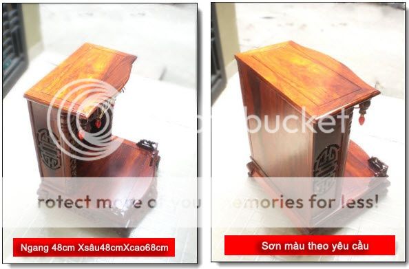 Chuyên bàn thờ thần tài bằng gỗ Muồng.     BỀN- ĐẸP-SANG-CHẤT!!! - 1