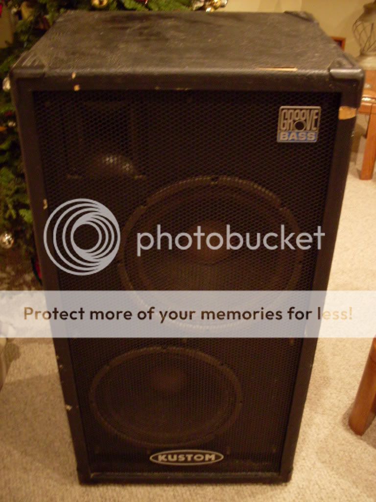 Kustom Groove Bass 215H Bass Cab Bass Rigs Harmony Central